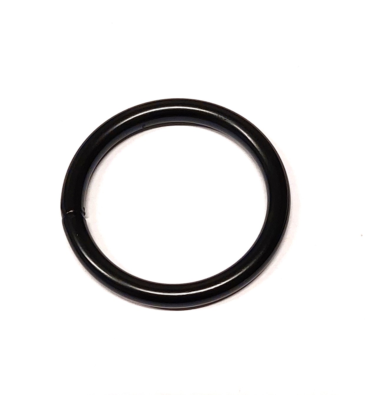 Kroužek svařený - černý mat